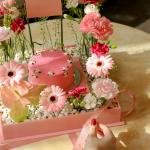 Blush Élégance Floral & Cake Box