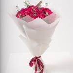 Hot Pink - Spray Rose Bouquet with Eucalyptus