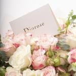 Rosy White - Spray Rose Bouquet with Eucalyptus